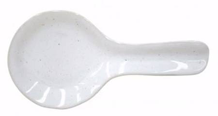 Fattoria White Spoon Rest/Holder (Holds 1 Spoon)