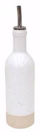 Fattoria White Oil Or Vinegar Cruet and Stopper