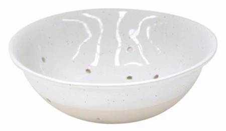 Fattoria White Ceramic Colander