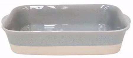 Fattoria Gray 13"  Rectangular Baker