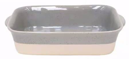 Fattoria Gray 10" Rectangular Baker