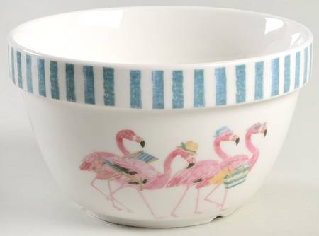 Christmas Flamingo 5" Nesting Bowl
