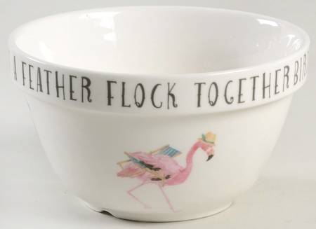 Christmas Flamingo 4" Nesting Bowl