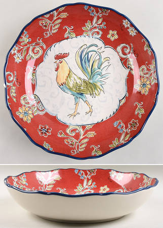 Morning Bloom 13" Pasta Serving Bowl