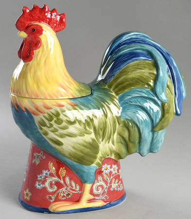 Morning Bloom Figural Cookie Jar & Lid