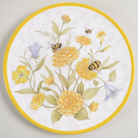 Sweet As a Bee Melamine Salad Plate