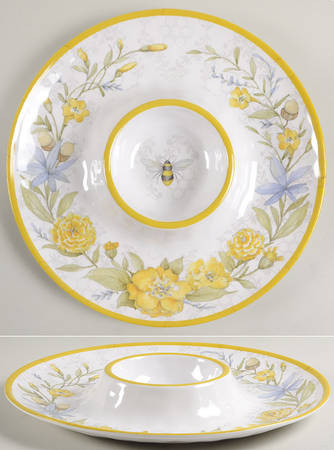 Sweet As a Bee 1 Piece Melamine Chip & Dip