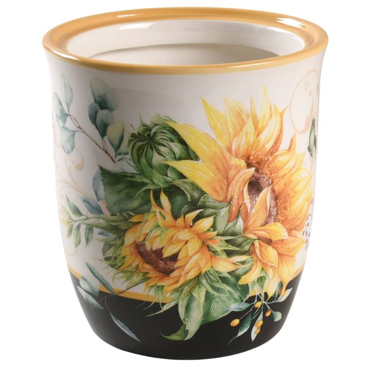 Sunflower Fields Small Canister No Lid
