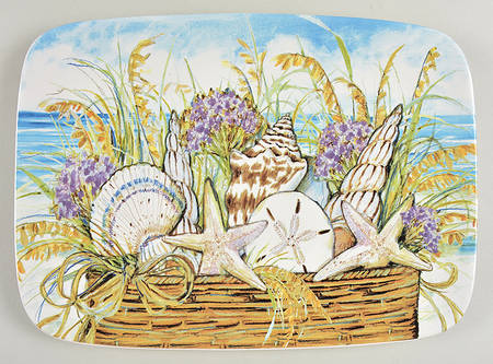 By the Sea 14" Rectangular Serving Platter by Certified International