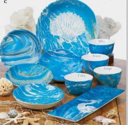 Fluidity Coastal 13" Pasta Serving Bowl