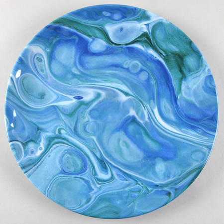 Fluidity Coastal 14" Melamine Chop Plate (Round Platter)