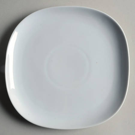 Whiteware Soft Square Salad Plate