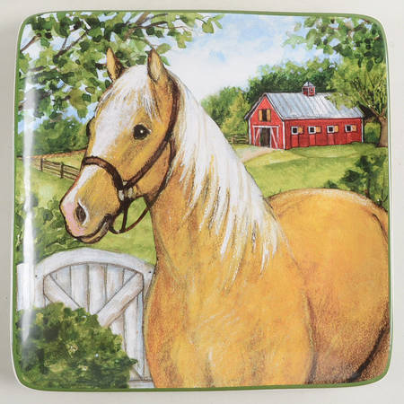 Clover Farm Square Salad Plate