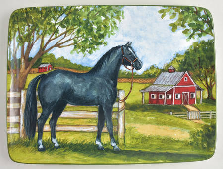 Clover Farm 16" Rectangular Serving Platter