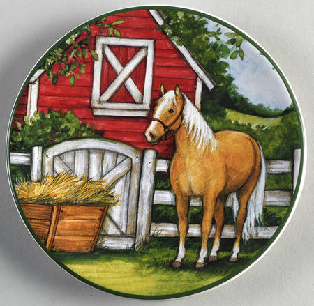 Clover Farm Canape Plate
