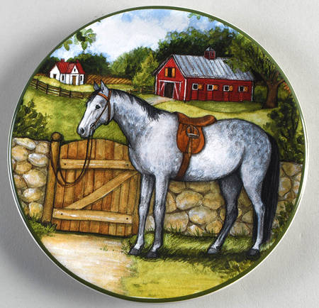 Clover Farm Canape Plate