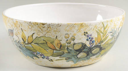 Harvest Gatherings 10" Round Serving Bowl