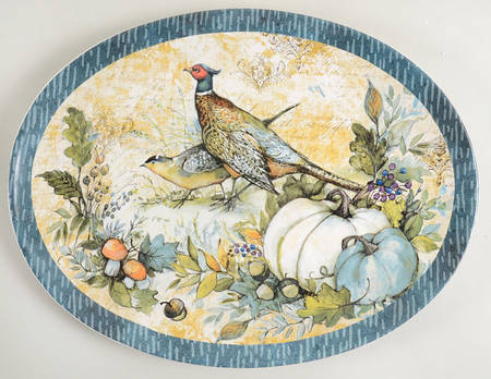 Harvest Gatherings 16" Oval Serving Platter