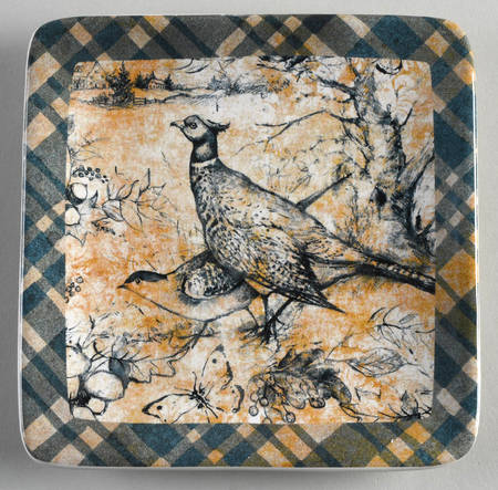 Harvest Gatherings Square Canape Plate