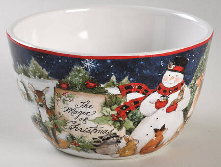 Magic of Christmas Snowman Individual Ice Cream Dish