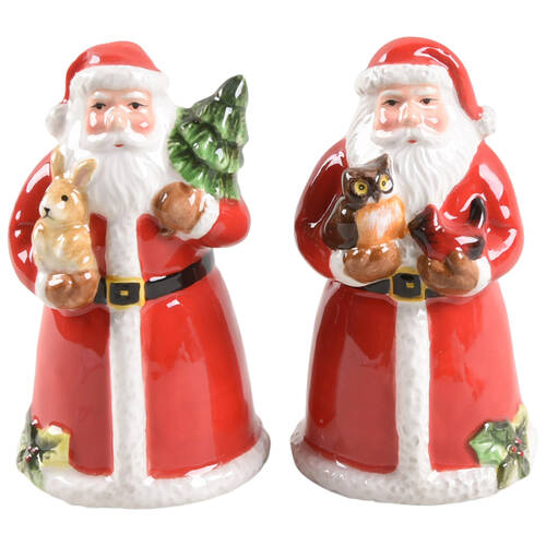 Magic of Christmas Santa Figural Salt & Pepper Set