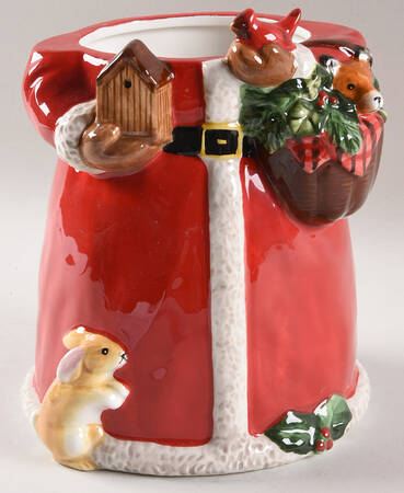 Magic of Christmas Santa Figural Cookie Jar No Lid