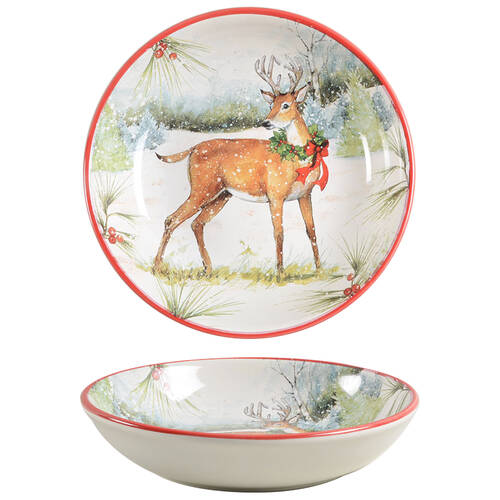 Winter Forest 9" Soup/Pasta Bowl