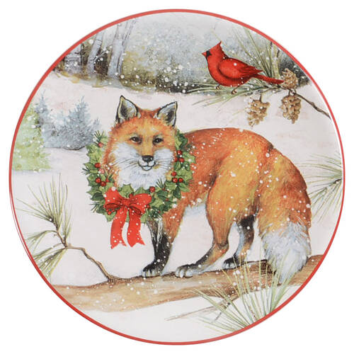 Winter Forest Canape Plate