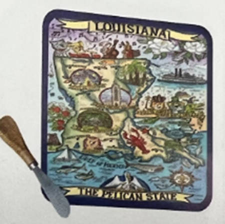 Adventure Destinations Cheese Tray & Spreader Set