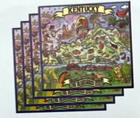 Adventure Destinations Coaster - Set of 4 Motif 10