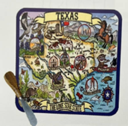 Adventure Destinations Cheese Tray & Spreader Set