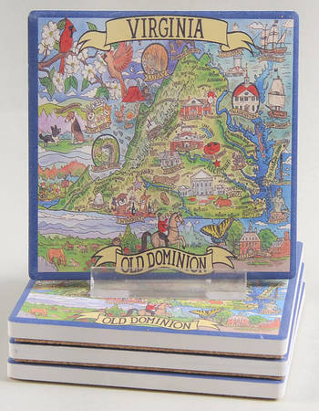 Adventure Destinations Coaster - Set of 4 Motif 24