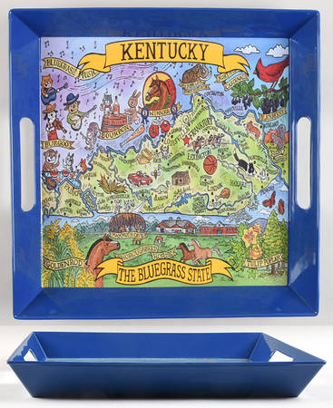 Adventure Destinations 14" Square Melamine Tray