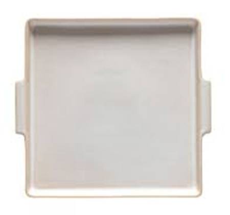 Notos Dune Path 12" Square Handled Cake Plate