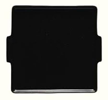 Notos Latitude Black 12" Square Handled Cake Plate