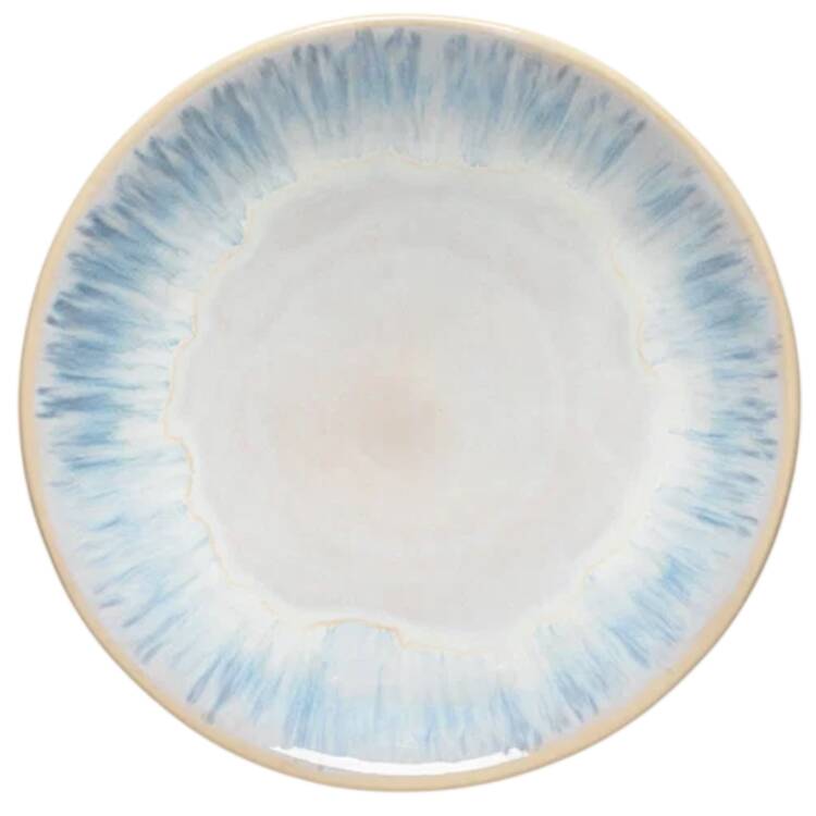 Brisa Ria Blue Large Rim Soup Bowl
