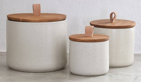 Pacifica Vanilla Large Canister & Lid