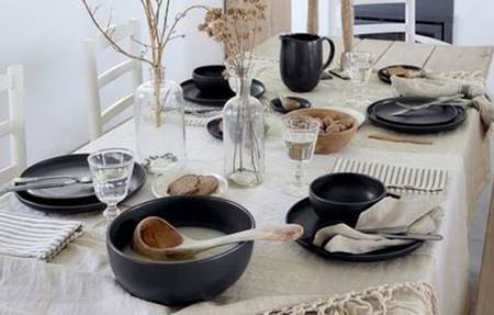 Pacifica Seed Gray 10" Round Serving Bowl