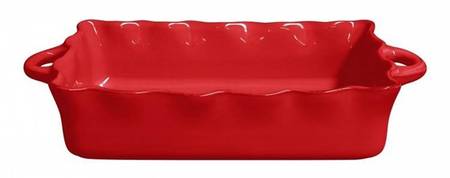 Cook and Host Red 17" Rectangular Baker
