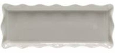 Cook and Host Gray 16'' Rectangular Tray