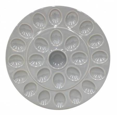 Cook and Host Gray Deviled Egg Platter