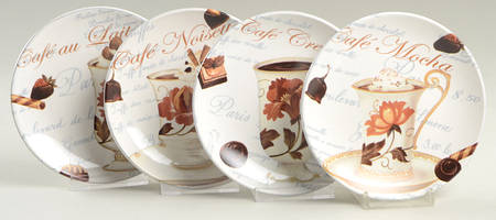 Youre Invited Canape Plate - Set of 4 Motifs