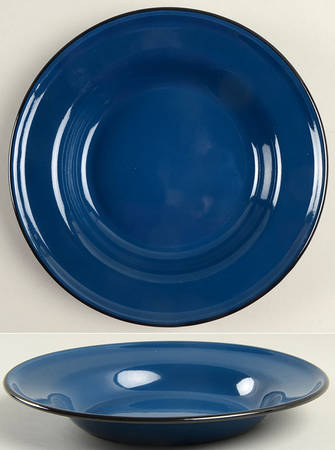 Solid Color Enamelware Salad Plate