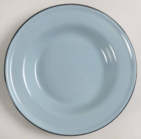 Solid Color Enamelware Salad Plate