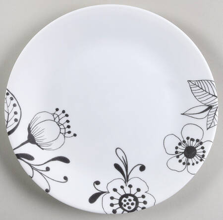 Floral Noir Salad Plate