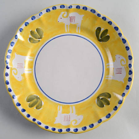 Campagna Goat Yellow by Ceramica Artistica (CAS Vietri)