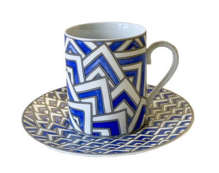 Ocean Flat Cup & Saucer Set