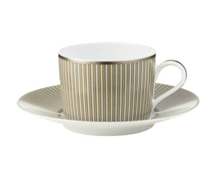 Linae Flat Demitasse Cup & Saucer Set