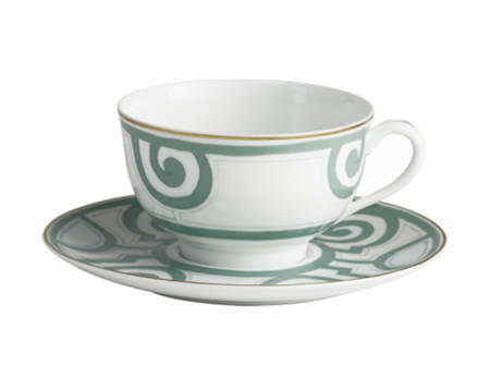 Grand Parc Footed Cup & Saucer Set