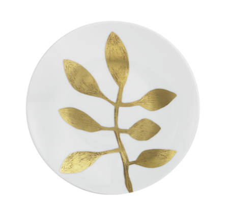 Daphne White Salad/Dessert Plate
